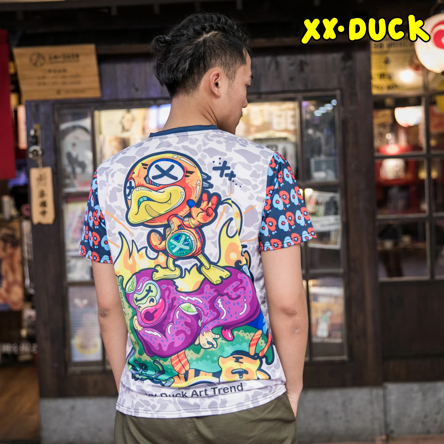Женская футболка в стиле хип хоп XXDUCK модная дышащая с коротким рукавом и