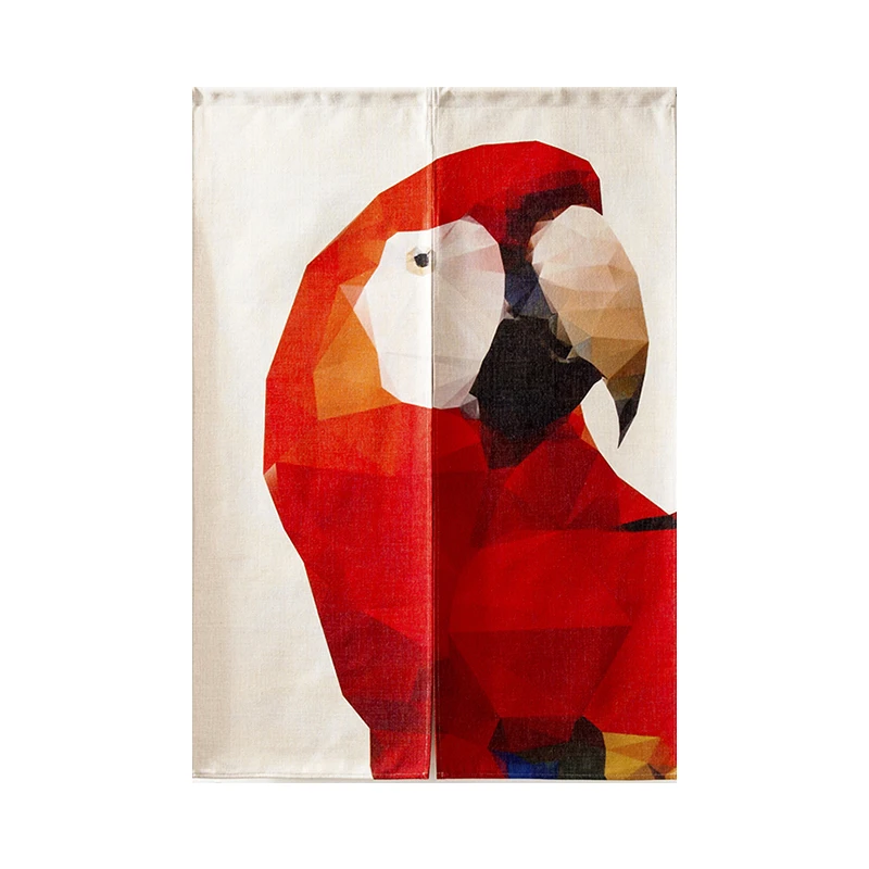 Nordic Animal Modern Trend Deer Geometric Door Curtain Bird Noren Study Home Decor Bedroom Kitchen Curtains | Дом и сад