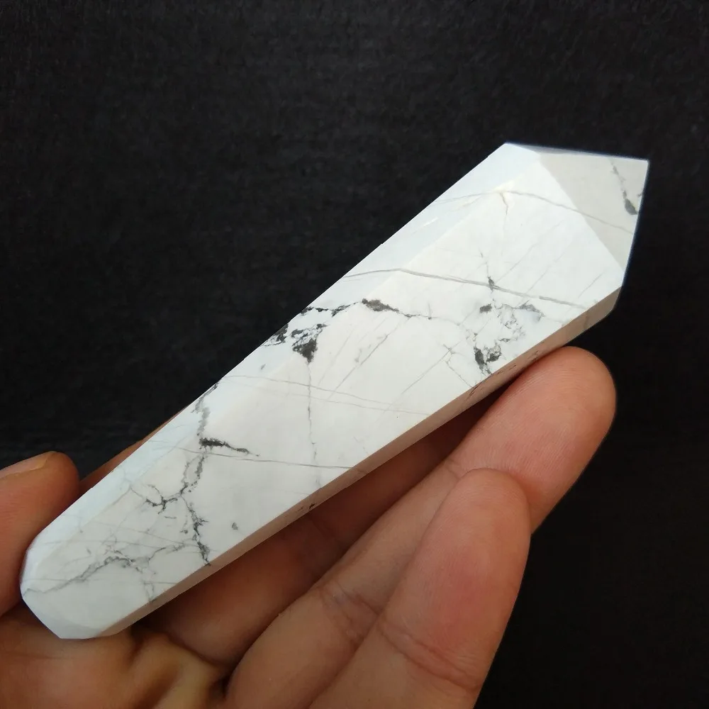 Натуральный кварц белая Бирюзовая палочка хрустальные курительные трубки для