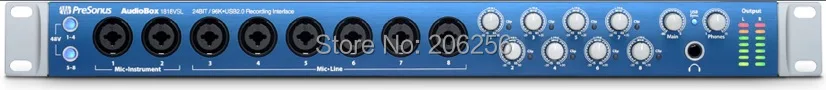 Новый PreSonus audiobox 1818VSL профессиональный аудиоинтерфейс с ADAT группа записей advanced 18x18