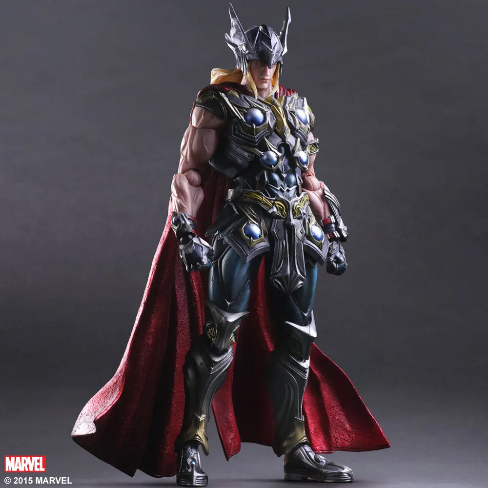 Экшн фигурка Kai Superhero Play Arts Человек паук вемон Тор Капитан Америка Коллекционная