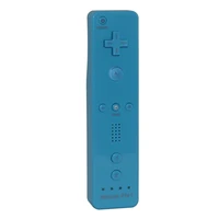10pcs 2 in 1 built in motion plus remote controller light blue wireless gamepad for w i i console game joystick