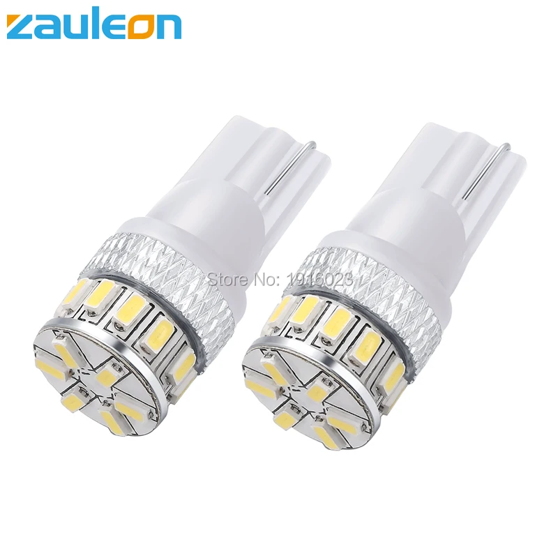 Zauleon 2 шт. супер яркий W5W 194 T10 белый номерной знак интерьерный светильник купольная