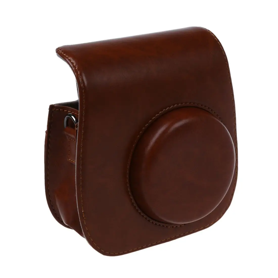 Brown PU Leather Camera Case Shoulder Bag for Fuji Fujifilm Intax Mini8 Mini8s |