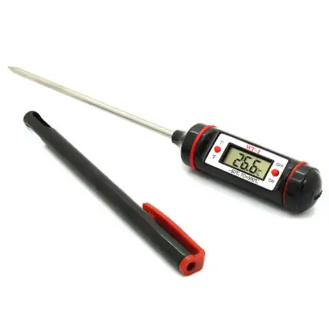 Электронный цифровой пищевой термометр с датчиком освещенности от-50 до 300 градусов и датчиком из нержавеющей стали
