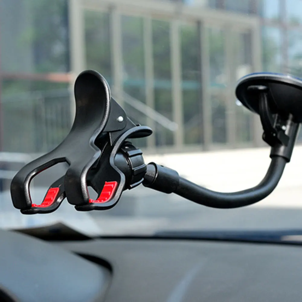 KISSCASE Universal Car Phone Holder 360 Rotation Suction Cup Navigation GPS Stand For Mobile Support | Мобильные телефоны и