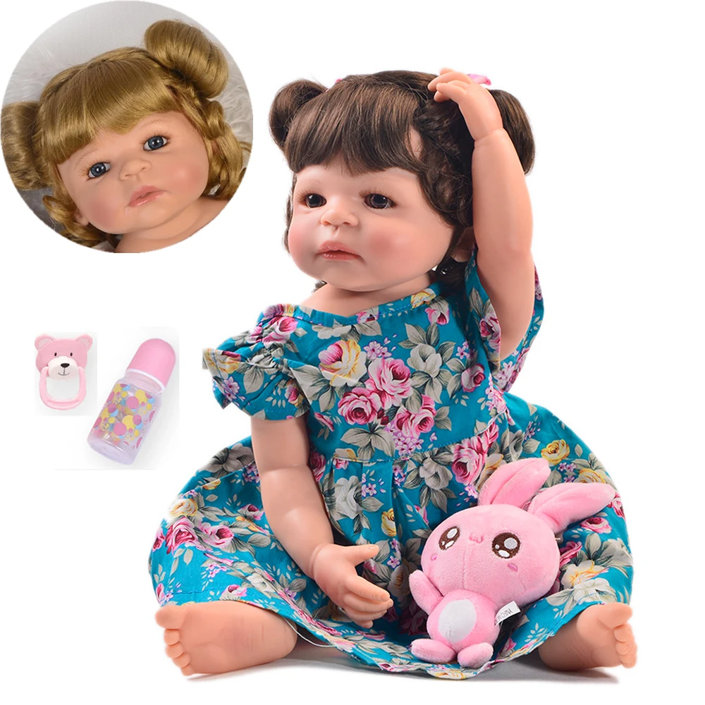 Куклы Bebes Reborn Реалистичная кукла для малышей мягкая силиконовая всего тела
