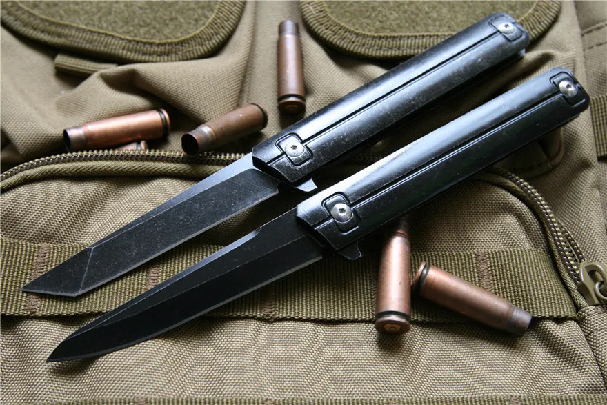 Складной нож MIKER knives 9CR18MOV карманный клинок со стальной ручкой тактический для