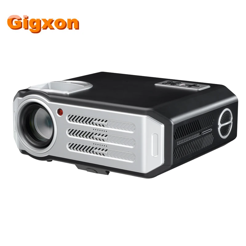 Gigxon G817 1080P HD супер проектор 200 дюймов 3200 люмен 1300: 1 USB/sd карта/VGA/AV/наушники для