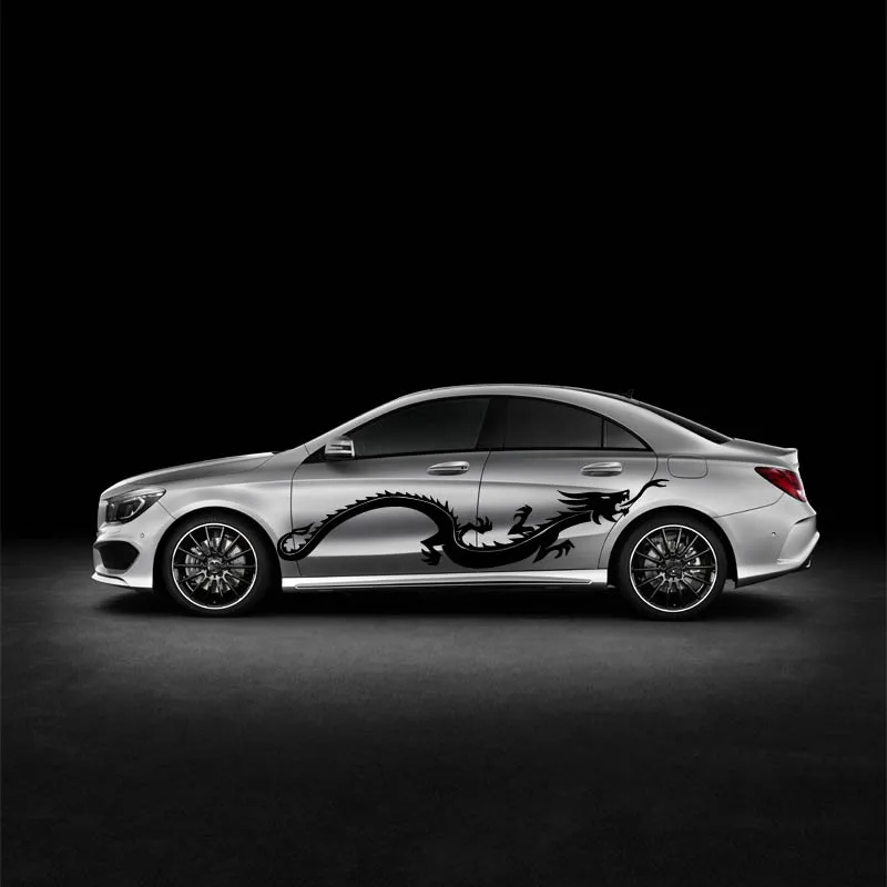 1 шт. наклейки на автомобиль с изображением дракона забавные водонепроницаемые и