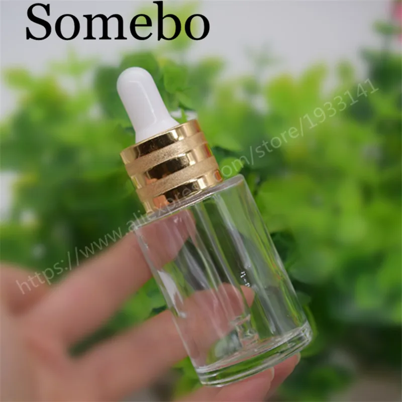 12 шт./лот 30 мл капельница стеклянная ароматерапевтическая жидкость для эфирного