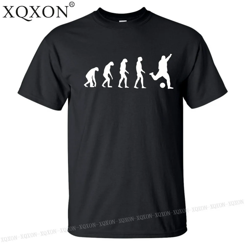 New-summer cotton t shirt Evolved to play Soccer design Short sleeved men t-shirt tee tops K309 | Мужская одежда