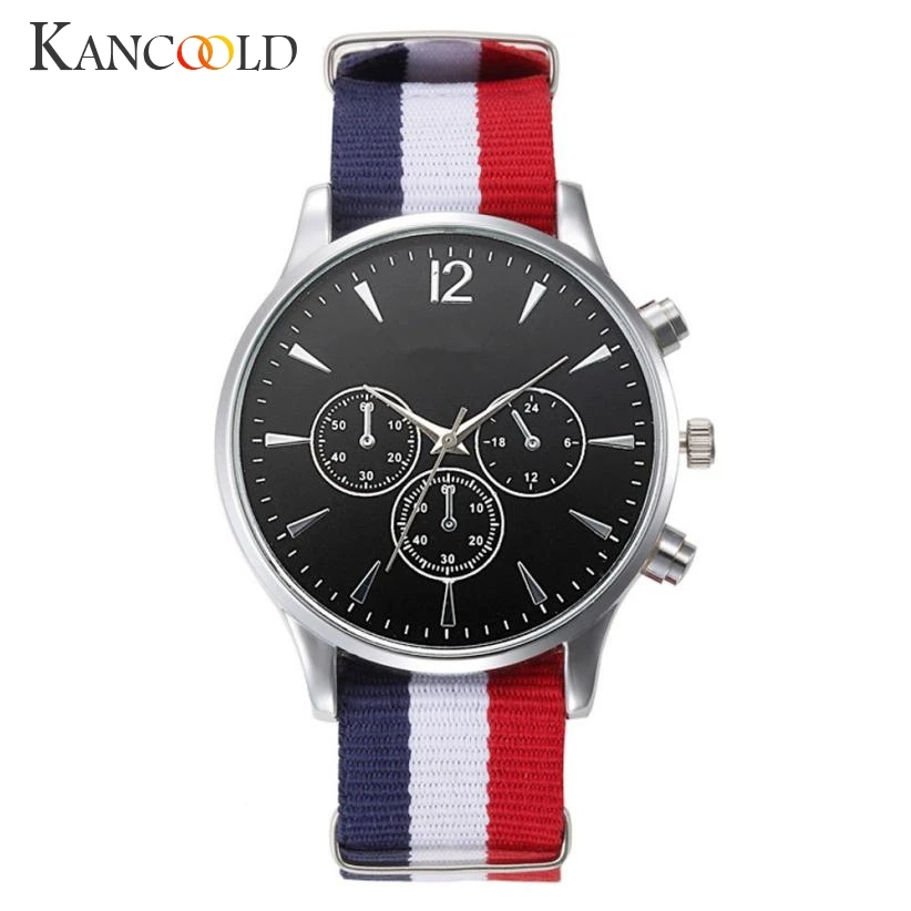 

Men's Watch 1PC New Luxury Fashion Canvas Mens Analog Watch Wrist Watches drop shipping 2018JUL9