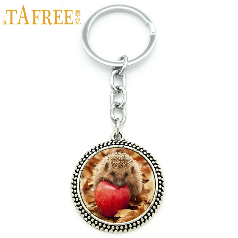 Брелок для ключей с изображением голодного Ежика TAFREE модный брелок фруктов