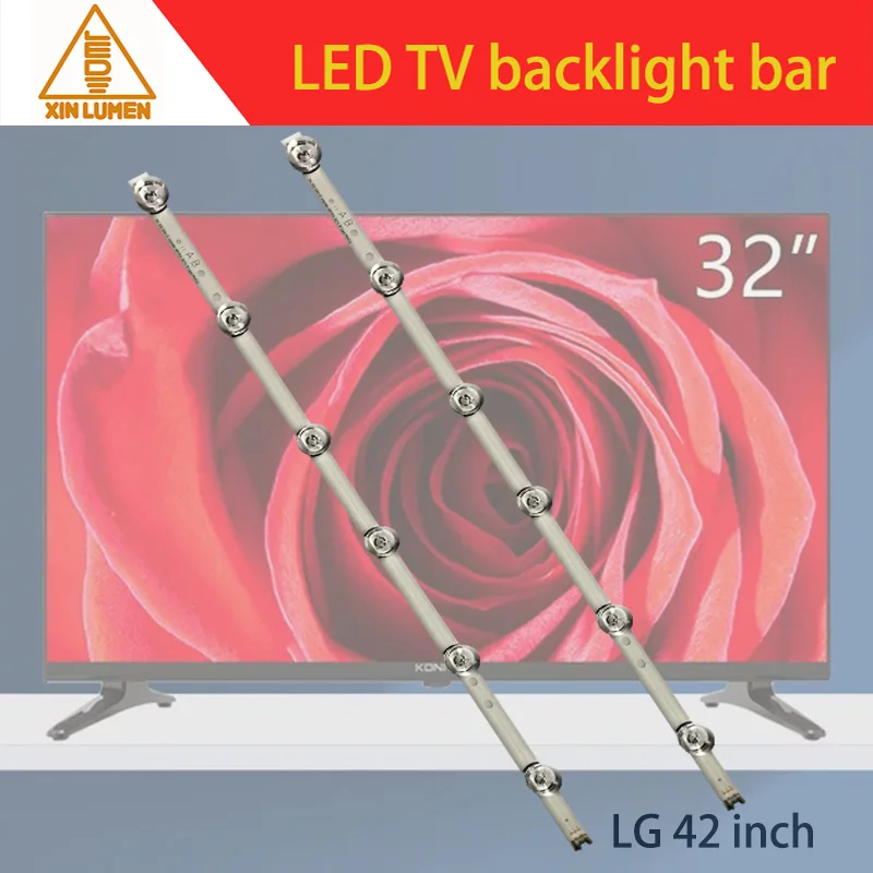 LG хорошая цена led бар подсветка ТВ Полоса lg 32'✲ дюймов для tv LB светодиоды barTV