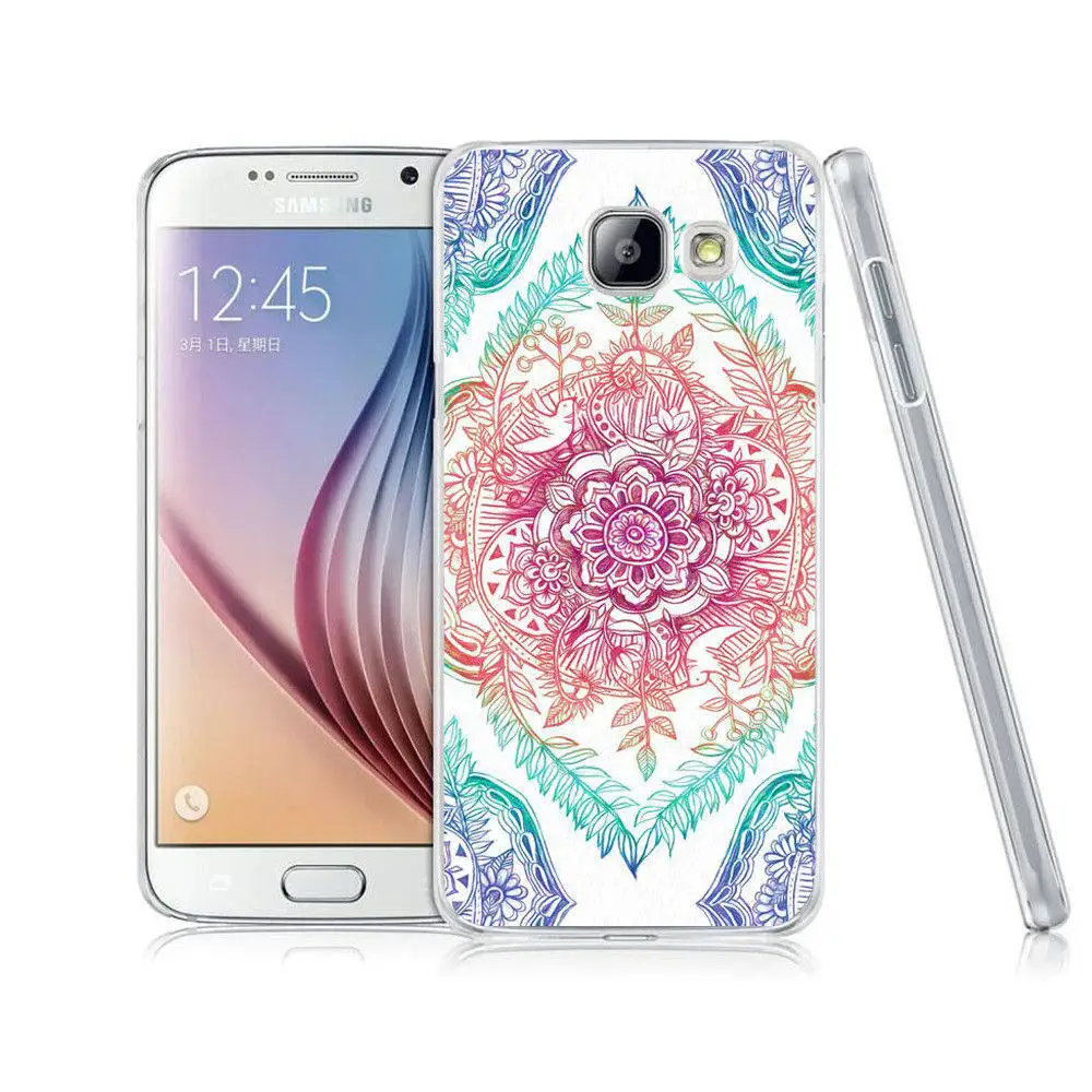 Красивый цветочный цветной Твердый чехол для Samsung A3 A5 A7 J1 J5 J7 2015 2016 2017 A310 A320 A510 A520 |