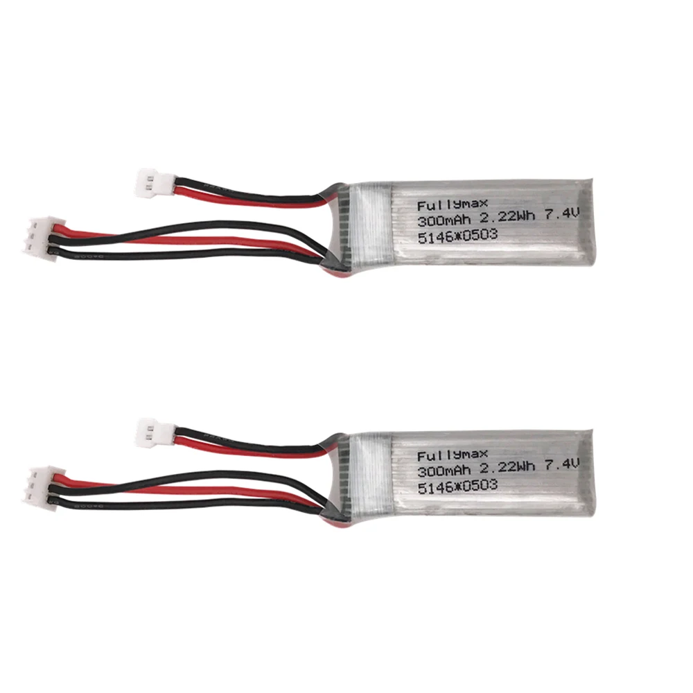 

7.4V 300mAh lipo Battery For WLtoys F959 Airplane Spare Parts XK DHC-2 A600 RC Airplane Skyking wholesale 7.4 V lipo battery 30C