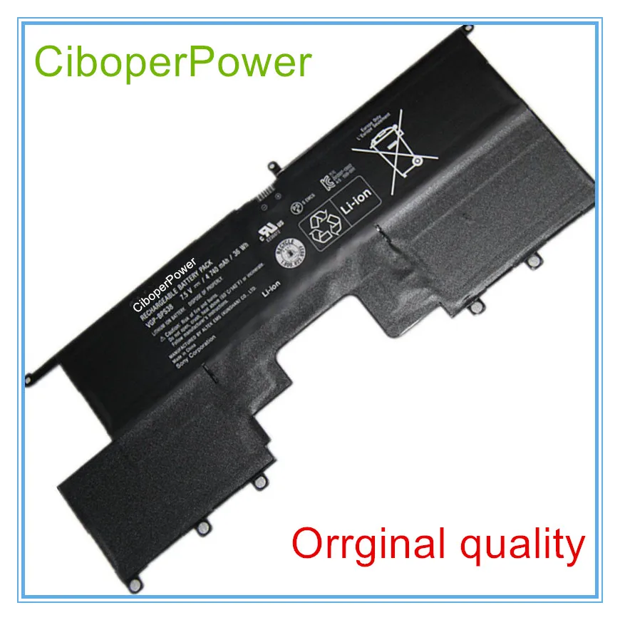 Оригинальные батареи для ноутбуков SVP1321BPXB 13 SVP13216PG VGP BPSE38 SVP132A1CM SVP11217SCS 7 5 V 4 cell|original