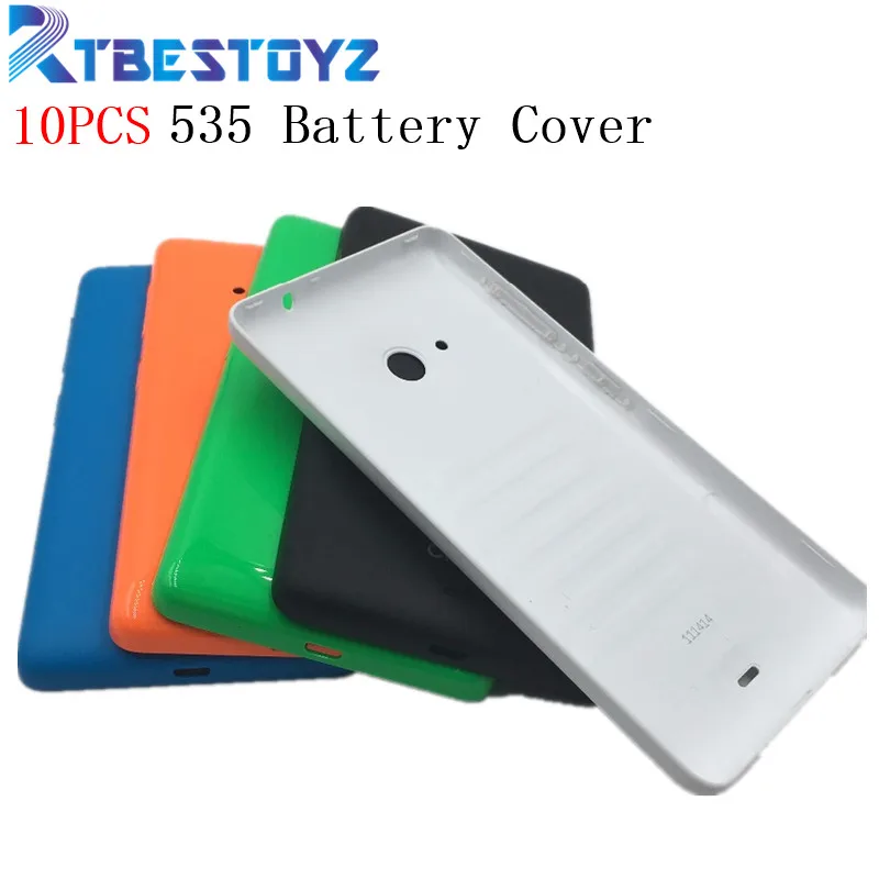 RTBESTOYZ 10 шт./лот оригинальная задняя крышка корпуса для Microsoft lumia 535 Подлинная