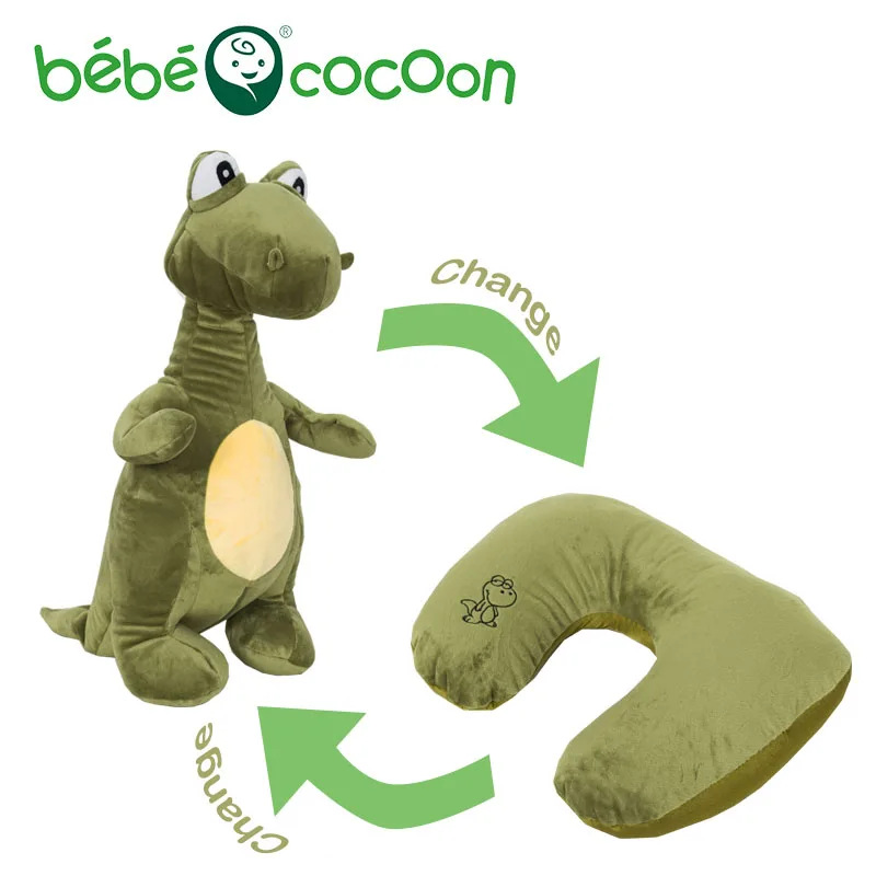 Bebecocoon динозавр/Самолет/собака плюшевые Ushaped подушки для шеи Кабриолет животные