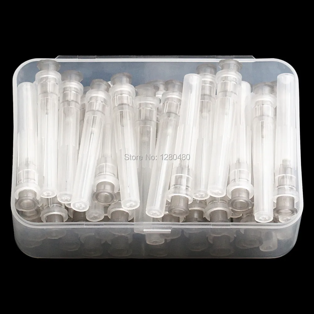 1 коробка (50 шт.) Зубная игла Endo для орошения наконечник серый 27GA конец закрыт одна