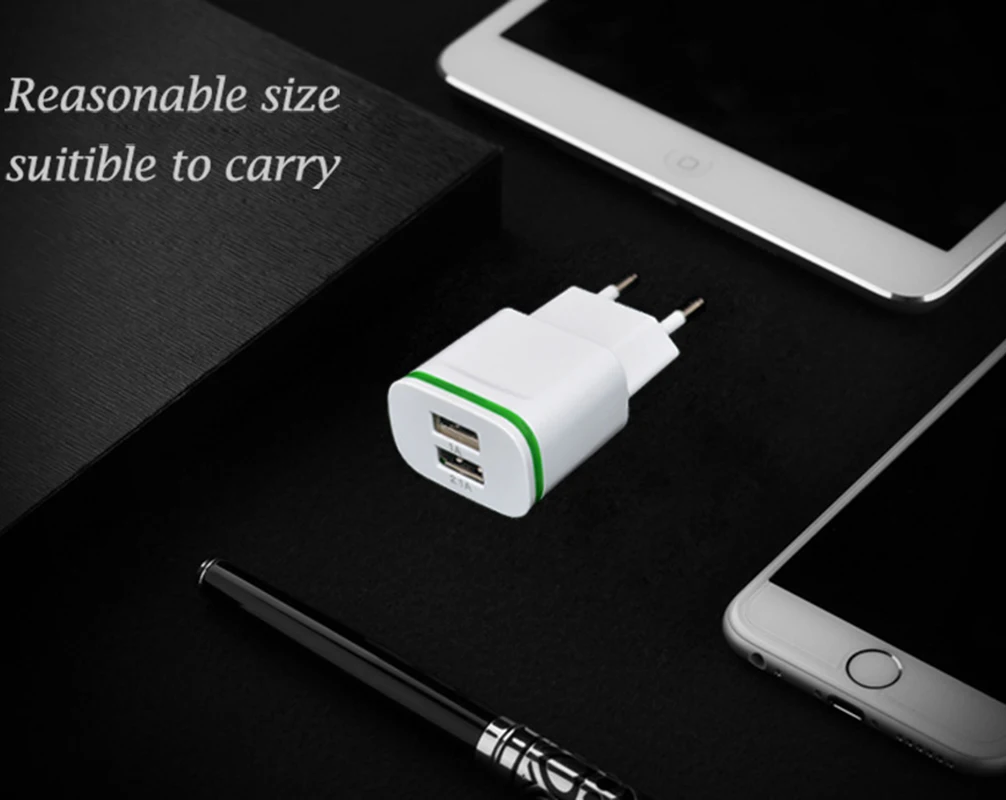 5V 2.1A Smart Travel USB Charger Adapter EU Plug Mobile Phone for UMI Touch Fair Hammer S Iron Pro Rome X +Free usb type C cable | Мобильные