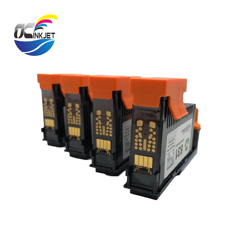 4 шт. для HP831 печатающая головка для латекса 310 330 360 CZ677A CZ678A CZ679A CZ680A для 831 печатающей головки