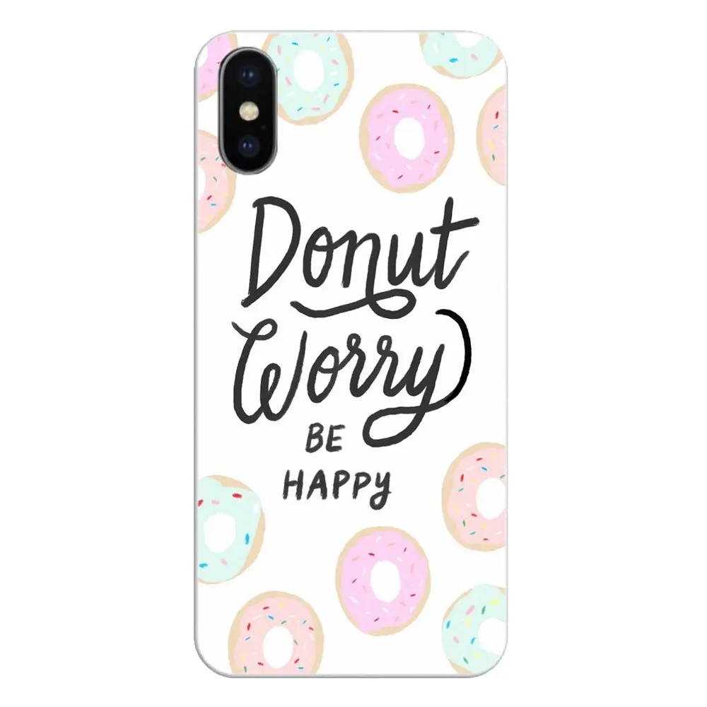 Силиконовый чехол Think happy be Inspirational Quote для Huawei Honor 8 8C 8X 9 10 7A 7C Mate 20 Lite Pro P Smart Plus |