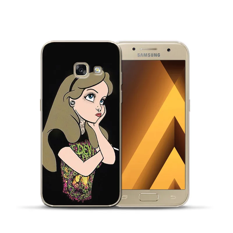 0046 Роскошный чехол для samsung Galaxy A9 A8 A7 A6 A5 A3 эльф Русалка Белый снег чехол с принцессой чехол силиконовый чехол - Цвет: 0046