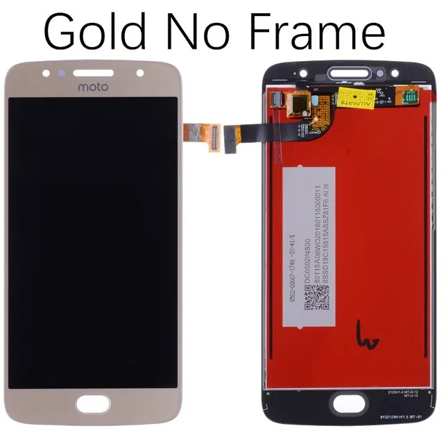 Gold With No Frame Дисплей для Moto G5S XT1792 ЖК сенсорный экран XT1794 дисплей для Motorola Moto G5S ЖК замена XT1793 W+ Бесплатные инструменты - Цвет: Gold With No Frame