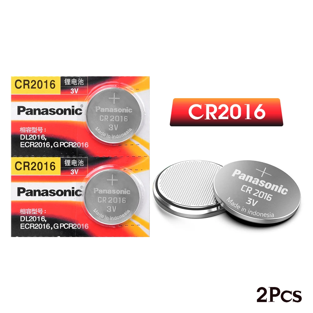 PANASONIC 2 шт. оригинальный cr2016 BR2016 DL2016 LM2016 KCR2016 ECR2016 батарейка кнопочного типа 3 В