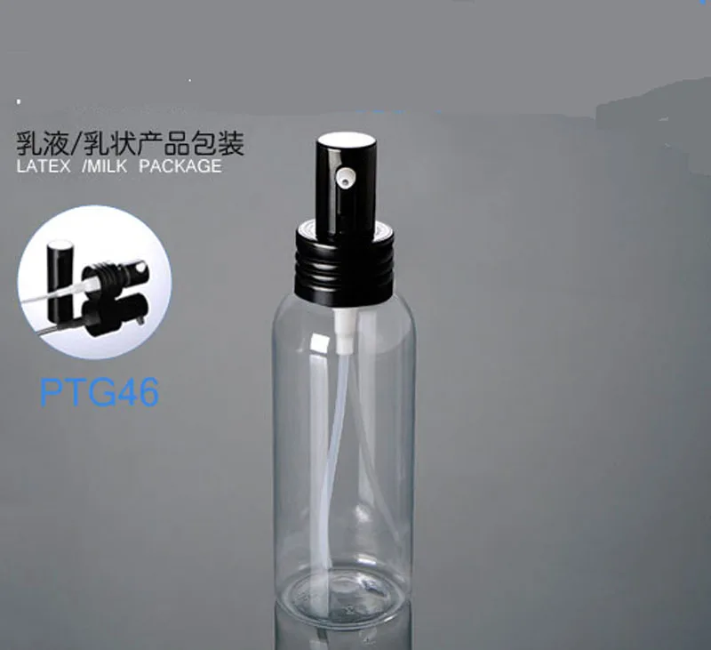 

300pcs/lot 100ml Refillable Lotion Cream Treatment Pump Bottle with round shoulder ,lotion bottle used for Cosmetic Container