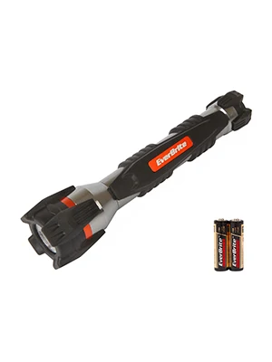 EverBrite 3W 2D Алюминиевый светодиодный фонарик фонарь светильник водонепроницаемый прорезиненный противоударный алюминиевый фонарь