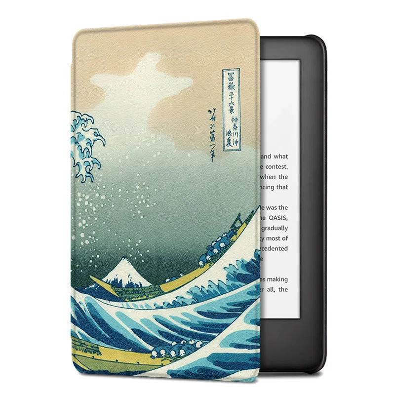 Surfing BOZHUORUI чехол для всех-New Kindle(10 поколение, выпуск)-магнитный легкий защитный чехол с автоматическим выключением/пробуждением - Цвет: Surfing