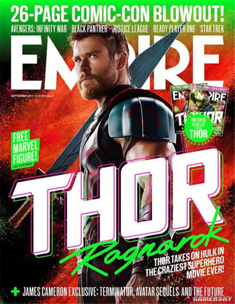 Новинка металлическая цепочка с кольцом брелоком в виде розыгрыша Thor 3 мужской