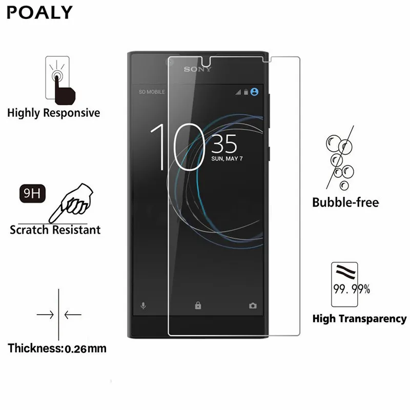 2 шт для стекла Sony Xperia L1 защита экрана закаленное стекло G3312 Защитная пленка