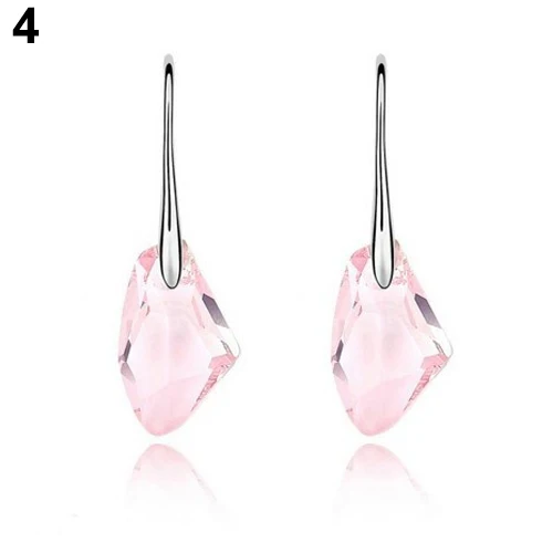 Женские асимметричные серьги Bluelans с кристаллами|hook earrings|hook drop earringscrystals hook earrings |