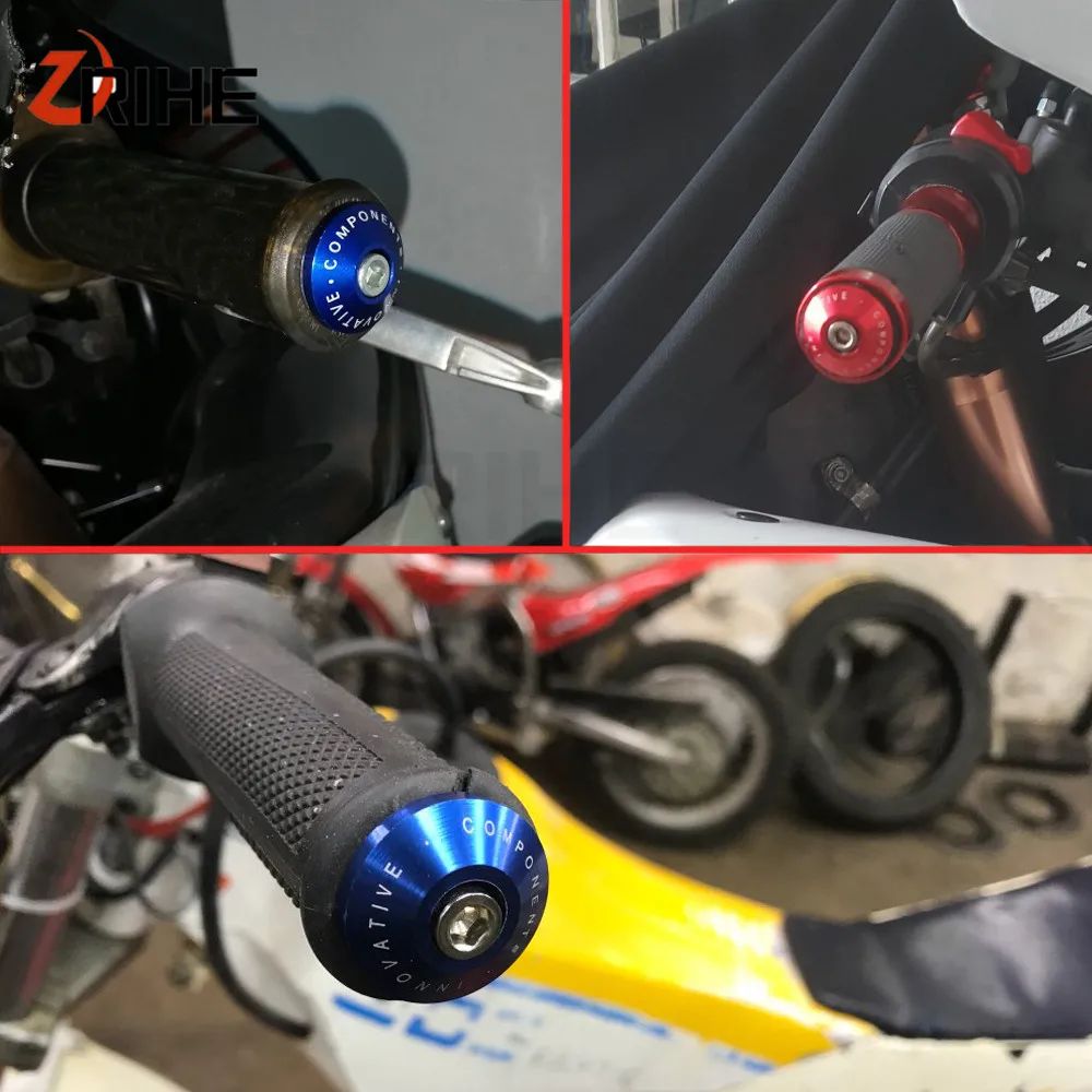 7/8 &quot22 мм CNC алюминиевый Универсальный руль мотоцикла ручки для Honda CB190R VT1100 GROM MSX125