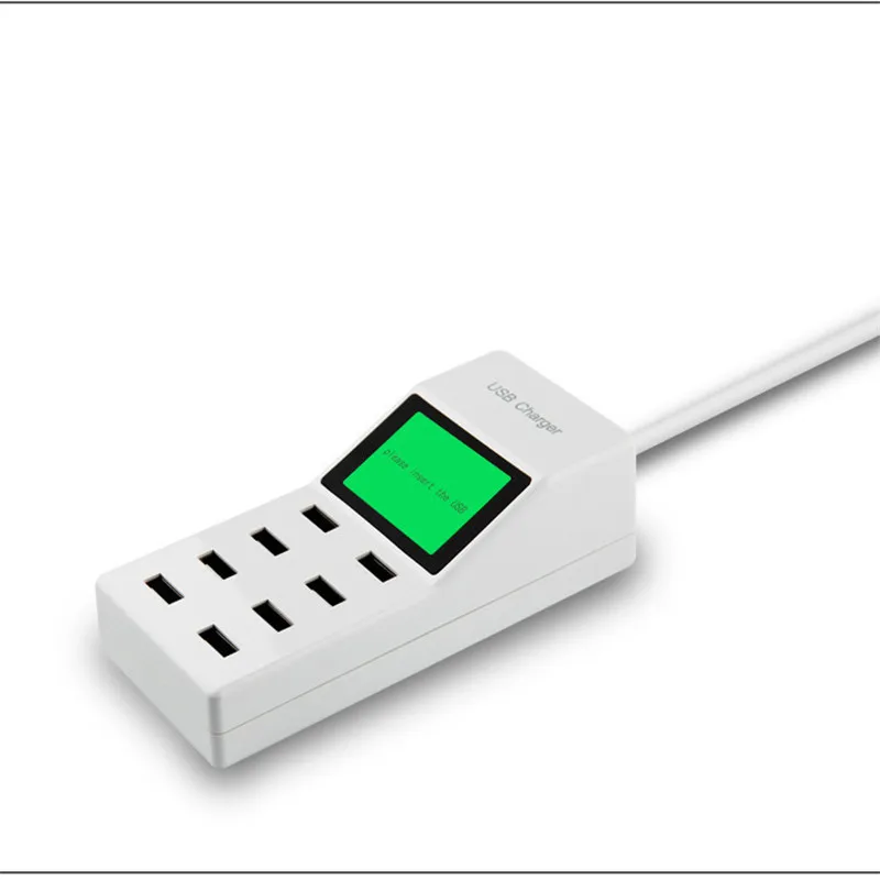 8USb Multi порт зарядное устройство ряд пористых мобильного телефона плоский 5V2A