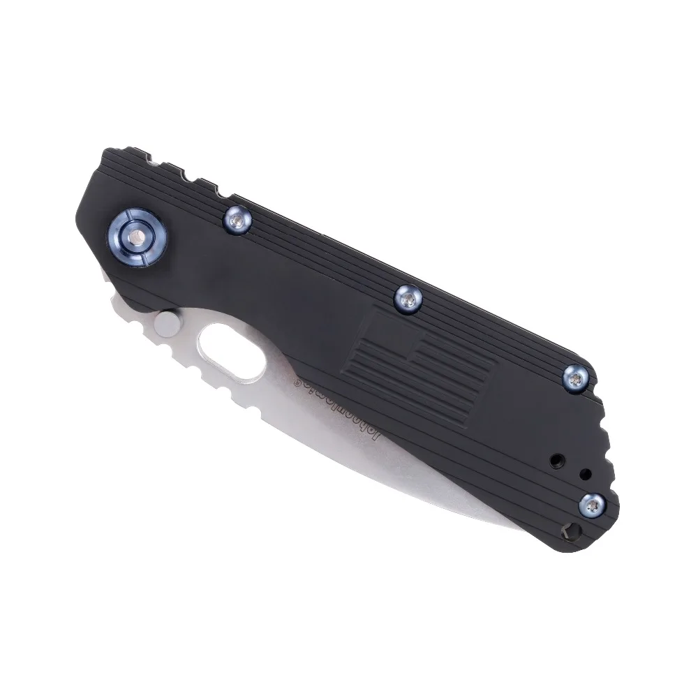 JohnnyJamie Custom Strider SMF 3 5 &quotчерный TC4 титановая ручка CPM S35VN лезвие тактические складные