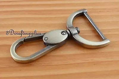 Карабины карабины крючки для кошельков вертлюжный карабин антибронзовые 4 шт.