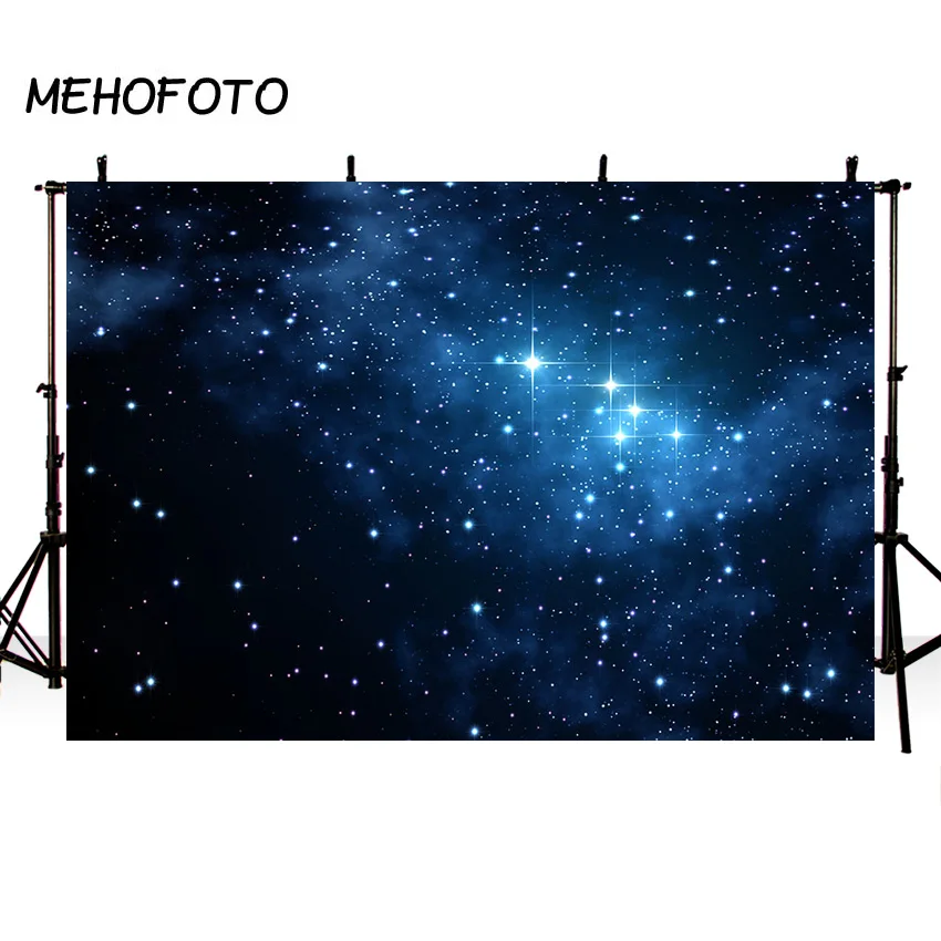 MEHOFOTO Звездное Сверкающая Звезда голубое небо Вселенная ночь живописный гранж