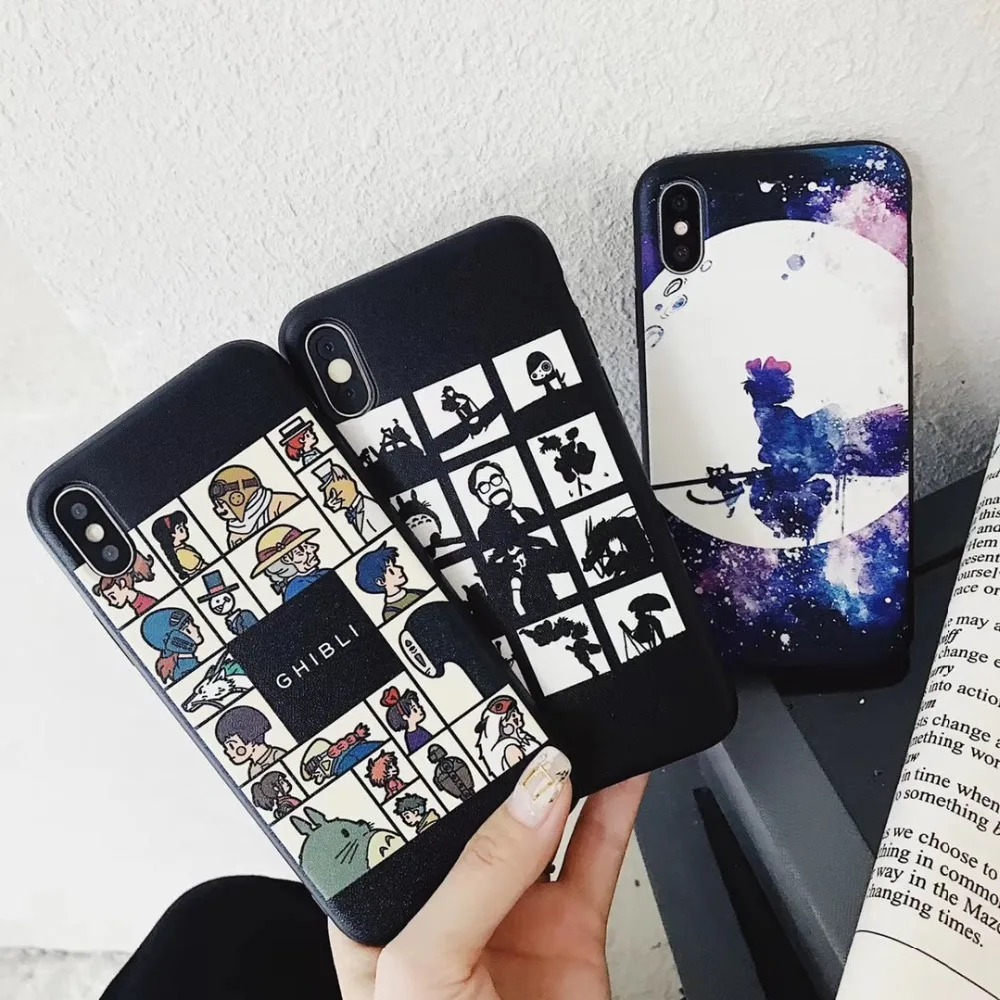 BINYEAE Мода персонаж иллюстрации чехол для телефона iPhone 6 6S plus 7 8 X XS XR Макс Cool мягкий