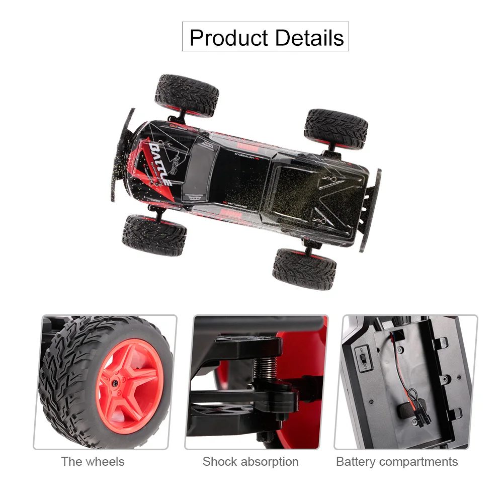 WLtoys L222 Радиоуправляемая машинка 2 4 ГГц 2WD 1/10 30 км/ч электрическая с начесом RTR