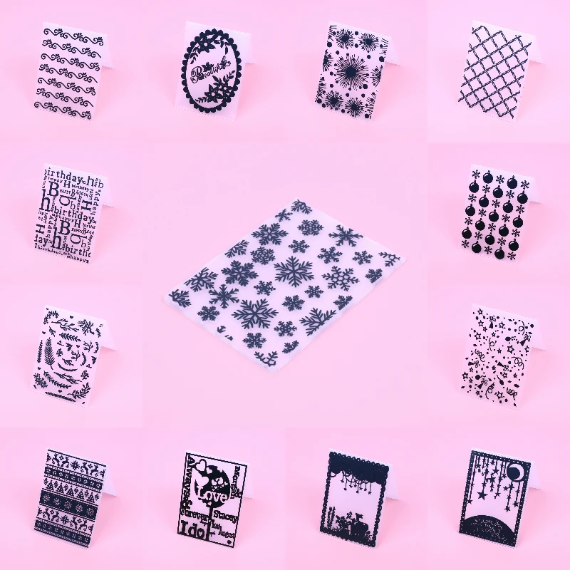 24 стиля Торт Цветок спрей трафареты день рождения торт пластиковые формы DIY