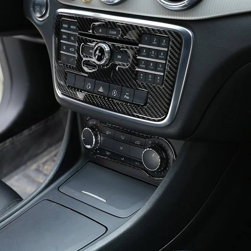 Реальные углеродного волокна для Mercedes Benz GLA CLA класс W176 A180 X156 C117 2013-18 переключатель