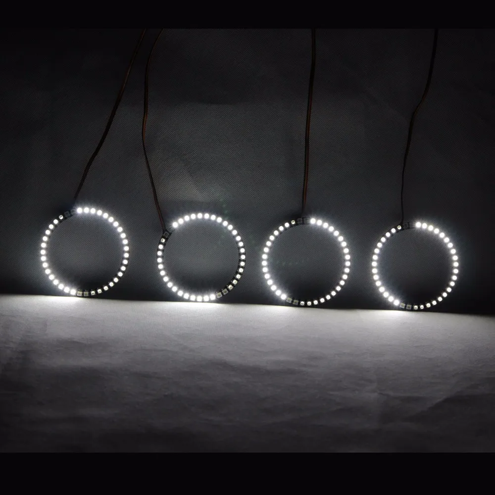 RGBW ангельские глазки вращающиеся огни DRL LED Rolling Light многоцветный беспроводной