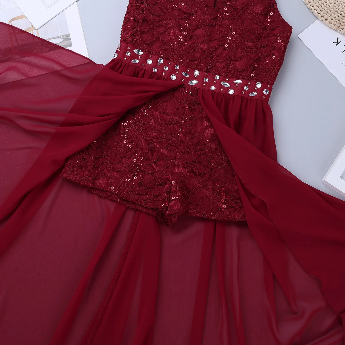 iEFiEL Kids Summer 2020 Sequined Embroidery Floral Lace Chiffon Flower Tulle Dress Princess Wedding Birthday Party Formal | Детская