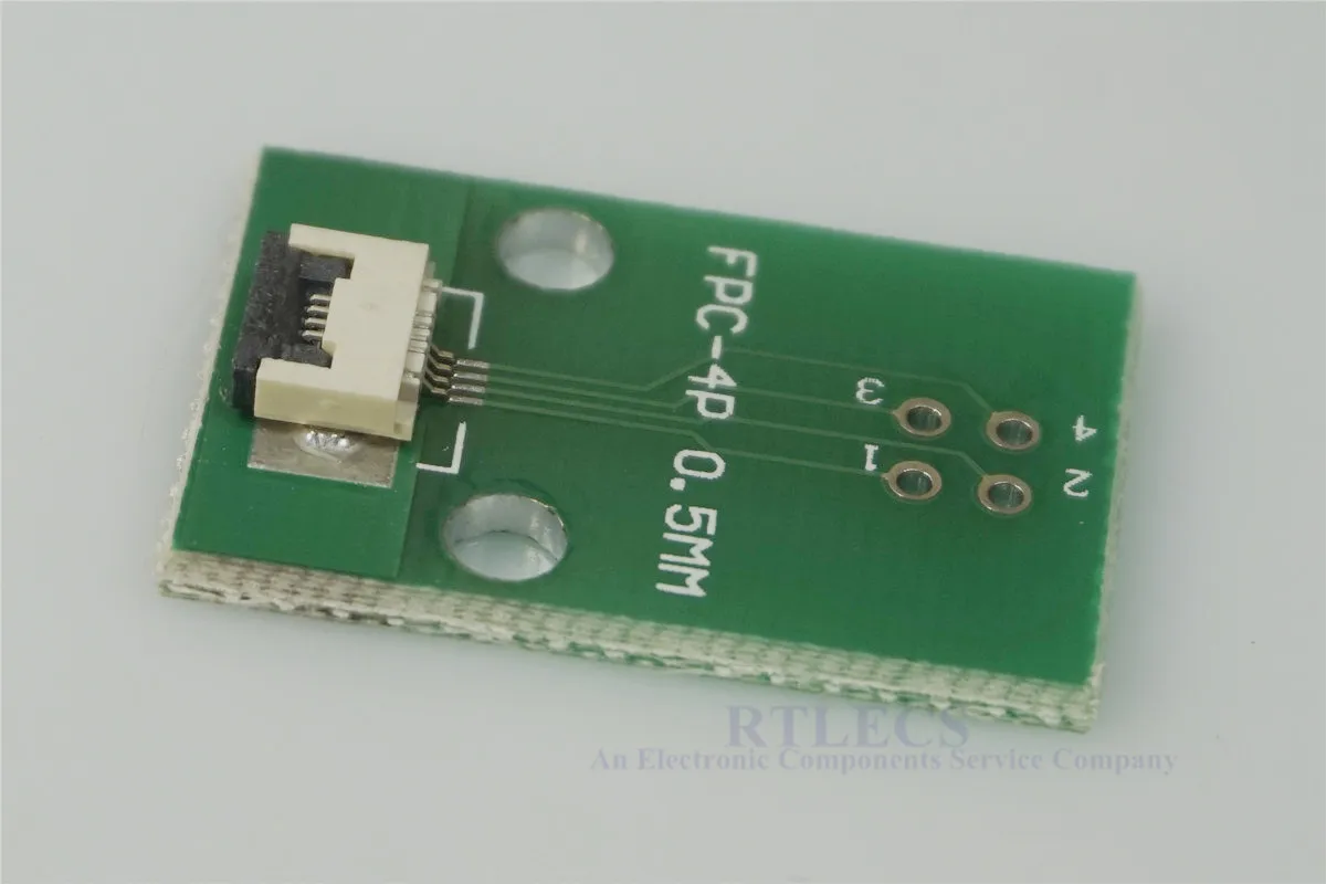 2 комплекта FFC FPC кабель 4 Pin 0 5 мм Шаг до 54 сквозное отверстие DIP PCB адаптер 50 60 70 80 100