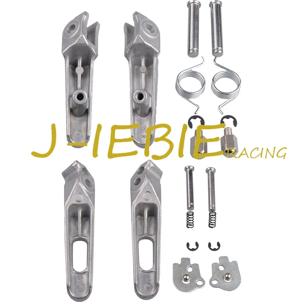 Серебристые Задние подножки для Honda CBR1000RR 2004 2014 CBR600RR 2003 2014|foot pegs footrest|pegs hondafoot honda |
